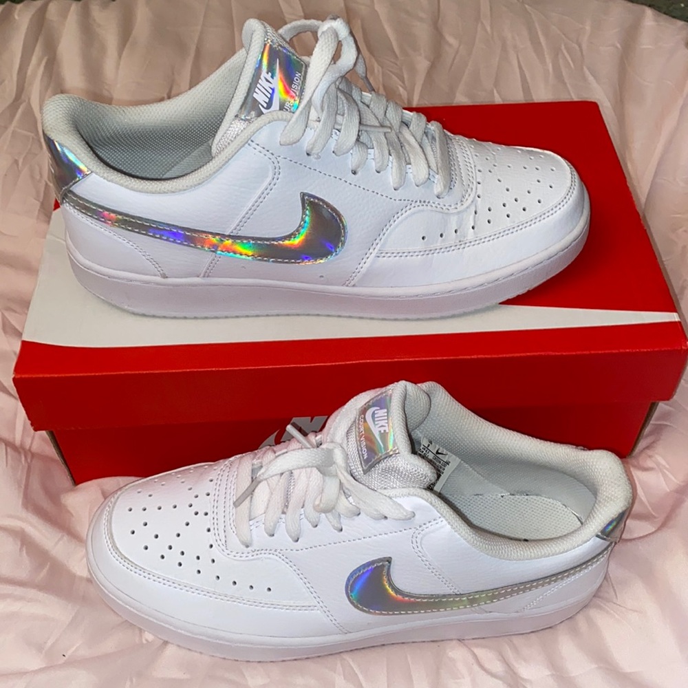 Nike court vision iridescent